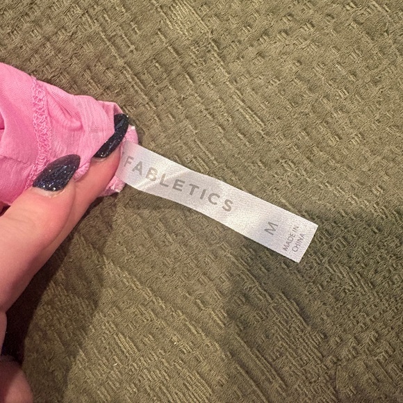 Fabletics Pink Women's Wrap Robe - Picture 3 of 5